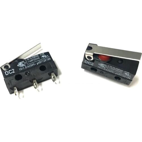 2pcs DC2 micro switch with pole waterproof for car door lock normally open normally closed 10A 250V IP67