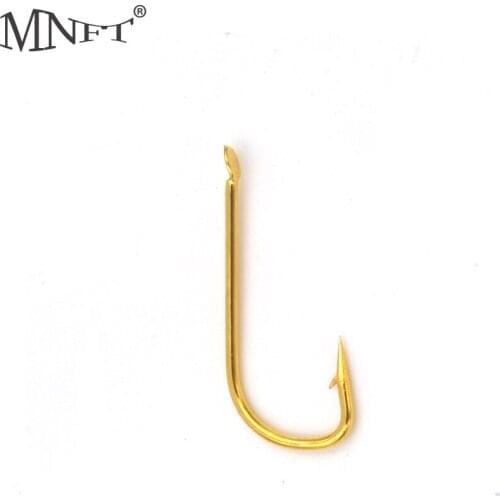 MNFT 1000PCS/Set High Carbon Steel Sleeve Barbed Steel Fish Hooks Nymph Bug Fishing Gear Sharp Fish Hook Wholesale Price