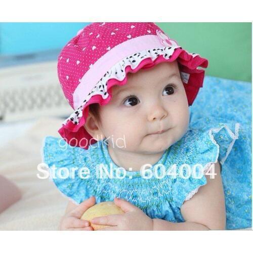 The new baby hat spring flower pot baby hat children cap wholesale Free shipping +guaranteed 100