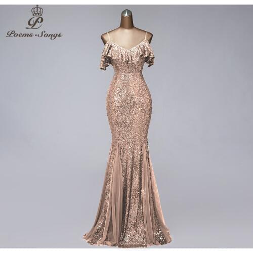 Formal evening dresses long evening gowns mermaid dresses woman party night suspender vestidos de fiesta de noche