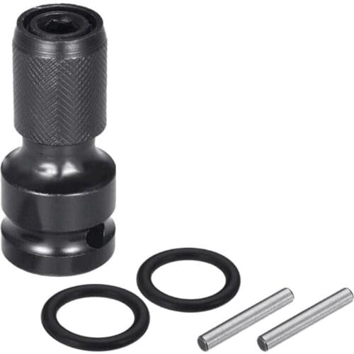 1/2-Inch Square Drive to 1/4-Inch Hex Female Socket Adapter Converter Chuck Adaptor for Impact and Ratchet Wrenches