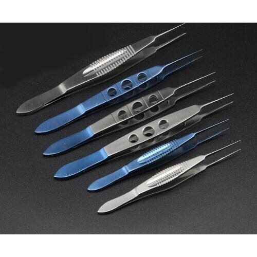 11cm plastic tweezers beauty toothed tweezers stitch remover fat tweezers boutique ophthalmology micro tweezers double eyelid tw