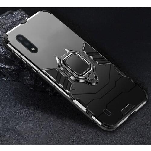 Shockproof Armor Case For Samsung Galaxy M01 A01 Core Case Stand Holder Magnetic Ring Phone Back Cover For Samsung A01 M01 Coque