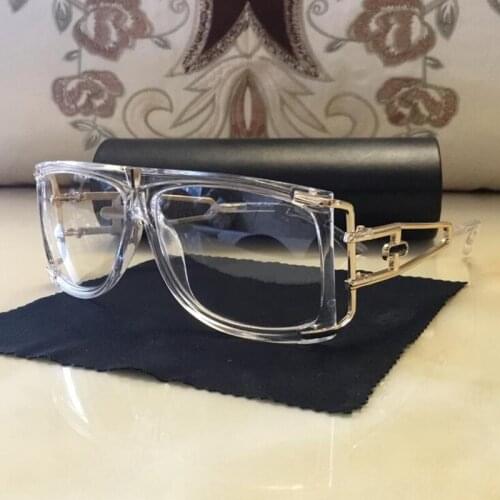 KAPELUS sunglasses European fashion sunglasses transparent metal sunglasses matching black leather box