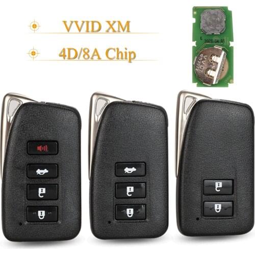Xhorse VVDI XM Universal Remote Key With PCB For Lexus NX GS RX IS ES GX LX Fit KEY TOOL Plus Max VVDI2 VVDI Mini Reuse