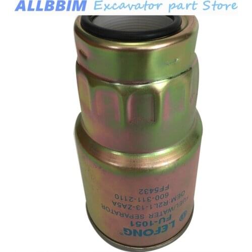 For XCMG XE80 80 excavator parts oil-water separator filter element diesel filter element filter high-quality accessories