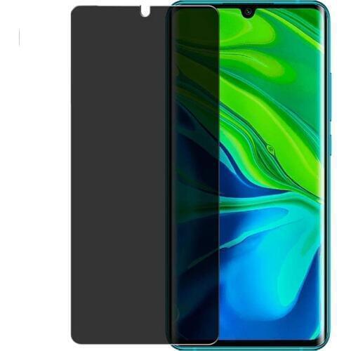 Privacy Filter Tempered Glass Full Coverage Film AntiSpy Shield Screen Protector for Xiaomi Mi Note 10/Mi Note 10 Pro