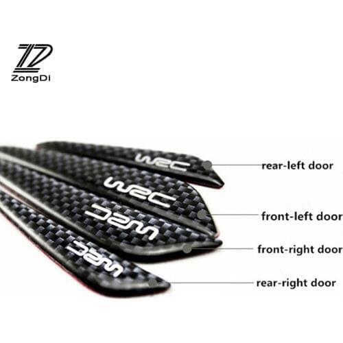 ZD 4pcs Car Door Protection Sticker For Mazda 3 6 CX-5 Ford Focus 2 Fiesta Mondeo Fusion Ranger Toyota Corolla c-hr Avensis 2017
