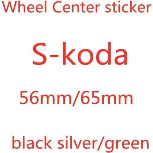 4pcs 56mm 65mm black green car emblem Wheel Center Hub Caps Badge covers sticker car styling auto accessories