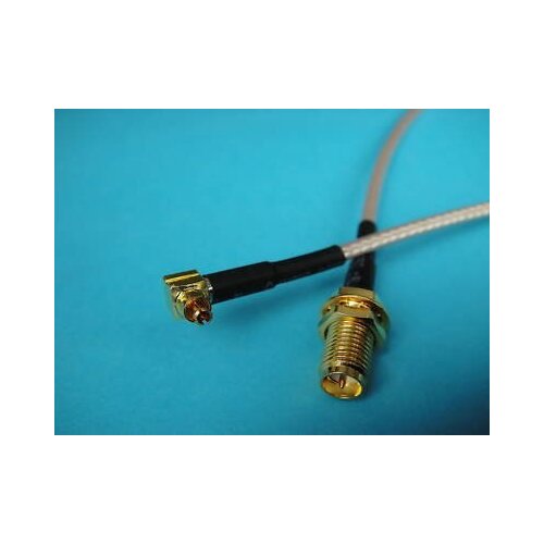 50PCS RP-SMA Female to MC Card Male COAX Jumper Cable BN29