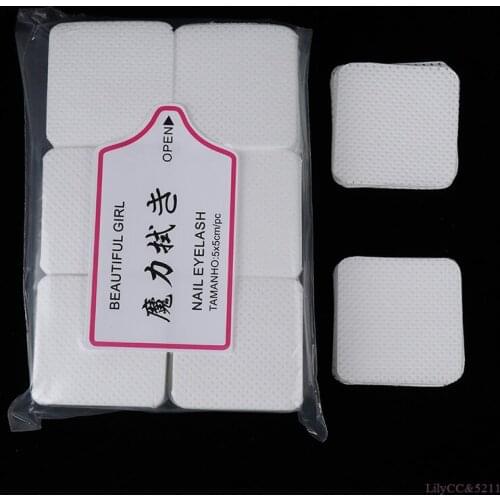 540Pcs/300Pcs Lint Free Nail Art Wipes Paper Pad Cotton Nail Polish Remover Tool