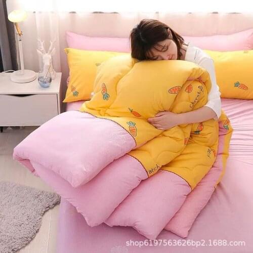 Children in winter by 100x150 quilts are core thickened warm baby kindergarten baby spring and autumn mat bedding comforters