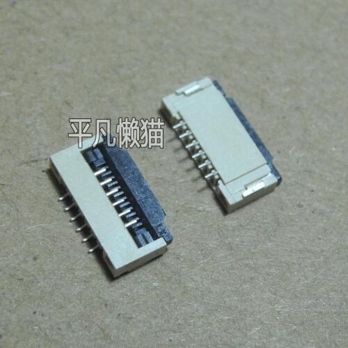 FPC 6-pin 1.0MM pitch Lower connection Flip-flop socket Notebook Start-up touch keyboard Snap seat
