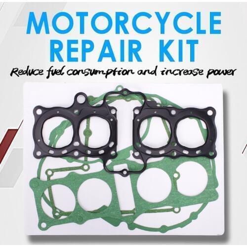 Motorcycle Complete Engine Gasket Cylinder Cover Bottom Overhaul Pad Gasket Set For Honda CB400 CB-1 CBR400 NC23 Accessories