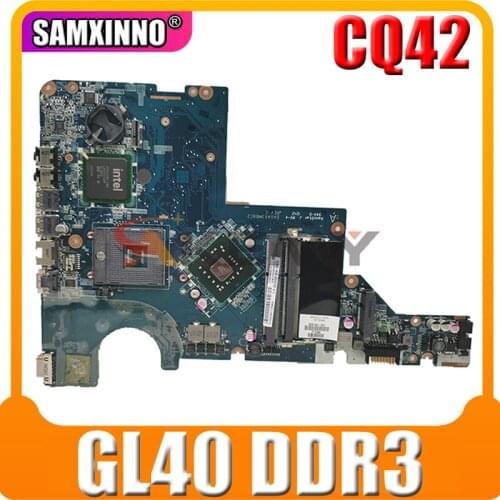 AKemy Laptop motherboard For HP Pavillion CQ42 CQ56 Core GL40 Mainboard DA0AX3MB6B0 ddr3