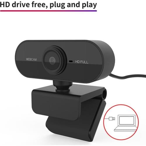 HD 1080P Smart Webcam with Microphone Rotatable Mini Computer Web Camera for Video Live Broadcast Conference Work Learning