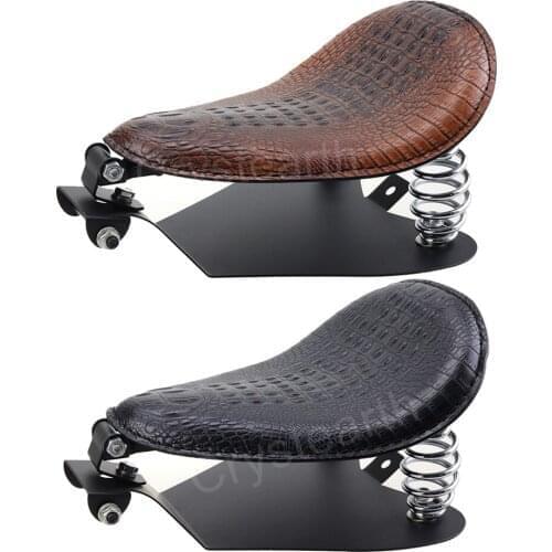 Motorcycle Solo Seat Baseplate & 3" Springs & Bracket Mounting Kit For Harley Sportster 48 XL883 XL1200 Bobber Chopper Custom