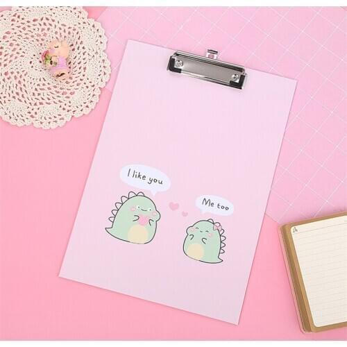 A4 Clipboard File Folder Clip Hard Paper Writing Sheet Pad Memo Clip Board Office Accessories Kawaii Stationery School Supplies