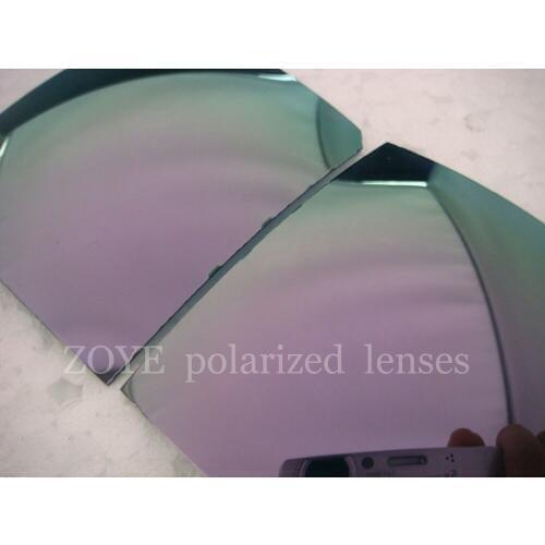 Polarized Lenses For Sunglasses TAC Polarized Lenses Revo Lilac Color UV400 Lenses 55*65mm 4 Base