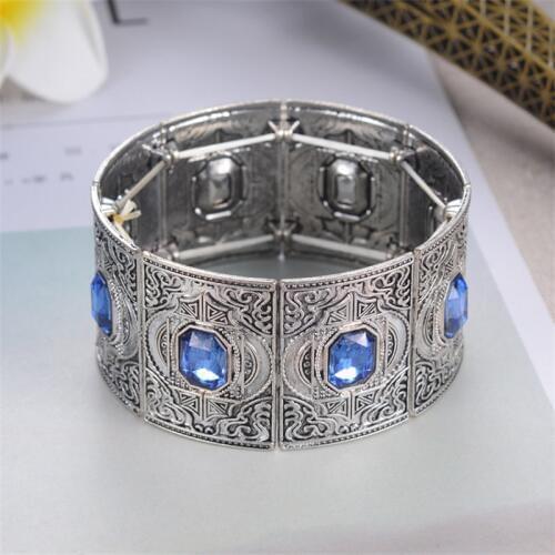Brand Unique Design Ancient Gold and Tibetan Silver Vintage Wide Cuff Bracelet & Bangle for Women Boho Jewelry Wholesale Prices