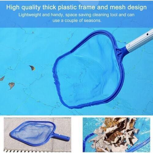 Swimming Pool Salvage Net Leaf Blower Fine Mesh Pool Net Professional Pool Skimmer Cleaning Pool Rake Pool Cleaning Supplies