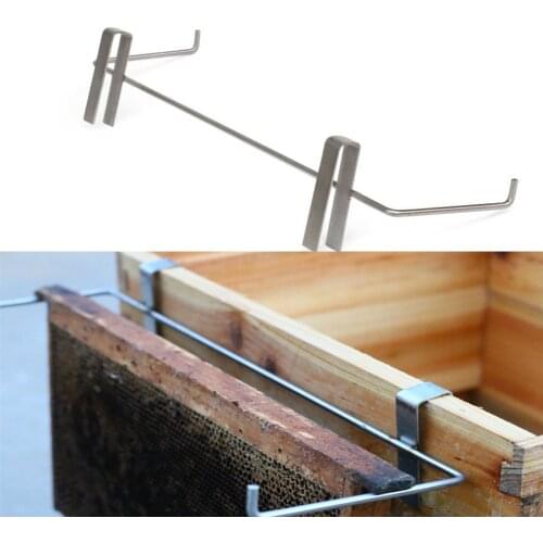 1PCS Beekeeping Rack Nesting Spleen Racks Hive Stainless Steel Shelf Top Welding Oblique Hook Frame Holder Incline