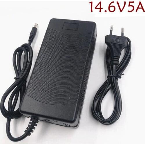14.6V 5A 4S Charger 14.4V LiFePO4 Battery Charger 14.4V LiFePO4 Battery Charger Input 100V-240V Free Shipping