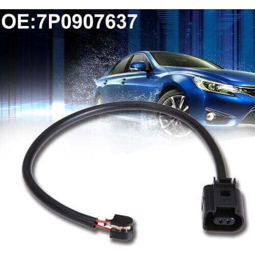 1Pair Front Brake Pad Wear Sensor Cable for 7P0907637 Car Accessory