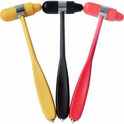1Pc Medical Healthy Check Rubber Massage Hammer Neurological Percussion Reflex Hammer Nail Reflex Hammer Color Multi