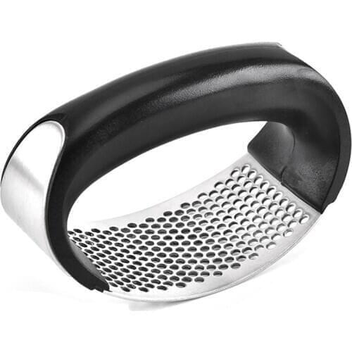 1Pcs Stainless Garlic Press Manual Garlic Press Device Household Kitchen Press Squeezer Ginger Garlic Tools Kitchen Accessories