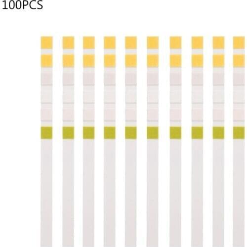 100strips Water Test Paper 6in1 pH alkalinity Nitrite Chlorine Hardness 6in1 Test Strips for Pool,Aquarium water