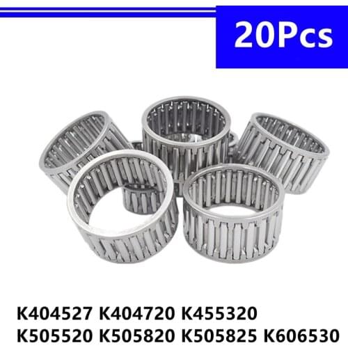 20pcs K404527 K404720 K455320 K505520 K505820 K505825 K606530 Radial Needle Roller Cage Assemblies Bearing