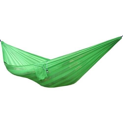 230x160cm 91"x63" Simple Soft Meshed Nylon Hammock Light Portable Outdoor Camping Hanging Bed For Family Garden Party Beach Use