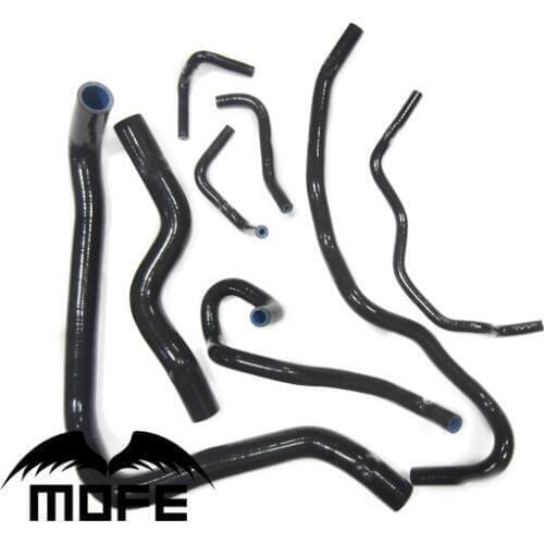 Mofe 8pcs Black Yellow Red Silicone Heater Radiator Hose Kit For Accord K9 CF9 2.0 F20B2 F20B1 & CG5 2.3 F23A3 98~02