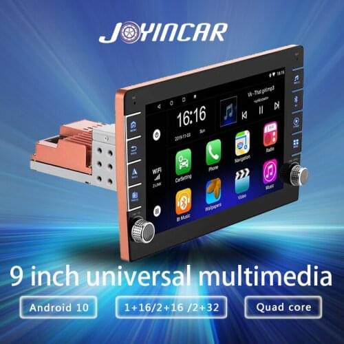 1 din Car Radio 9" Autoradio Android Car Multimedia MP5 DVD Player GPS Bluetooth FM/AM carplay Car Stereo Monitor