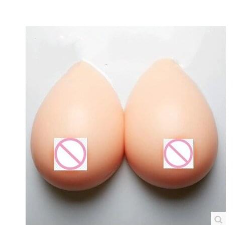 B-D Cup Cosplay Fake Boobs False Breasts Artificial Breast Crossdresser Queen Transgender Silicone Breast Forms Teardrop Shape