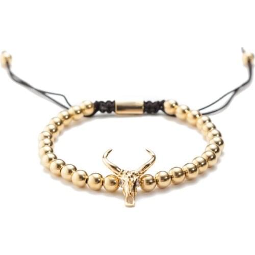 Cow 8mm Punk multicolor Agate beads Chakra Reiki Buddha Yoga Bracelet elastic adjustable Volcanic Stone Bangles jj4d