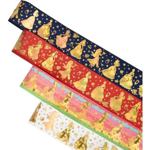 HSDRibbon Free Shipping 38mm 1-1/2inch hsd-design series custom Pattern on Grosgrain Ribbon