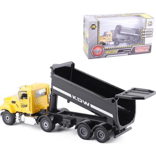 High simulation alloy car model,1:50 scale alloy Engineering vehicles,Transport vehicles,Dump truck,box gift toys,free shipping