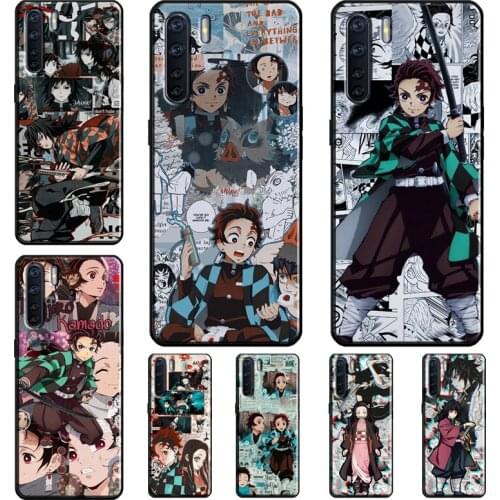 Kimetsu No Yaiba Demon Slayer Anime Phone Case For OPPO A91 A15 A83 A92 A72 A52 Reno 2Z A5S A3S A1K F5 F7 A5 A9 A53 A31 2020