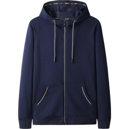 Newest Men Casual Sports Jackets Coat Streetwear Hooded Mens Baseball Jacket Hoodies Winter Autumn Overcoat Asian Size 8XL 9XL