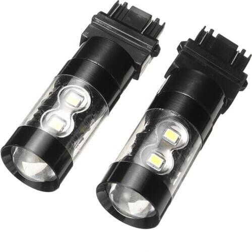 Mayitr 2pcs 12V White 6000K SMD LED Car Auto Backup Reverse Light Bulbs Fit For 3156 3056 3057 3157 Parts