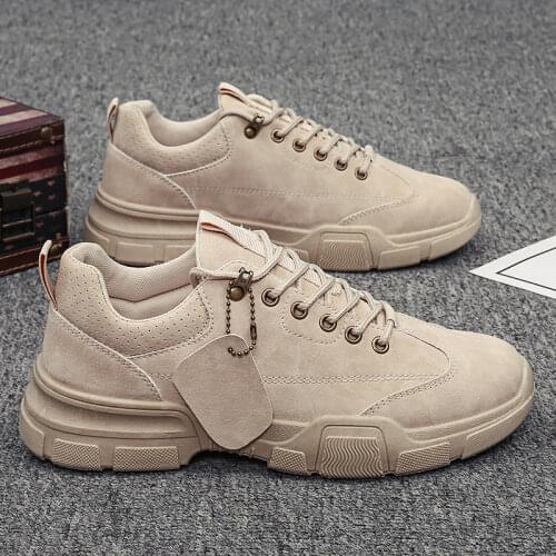 Mens shoes autumn 2021 new mens sports and leisure shoes work clothes student fashion shoes work safety board shoesfgb5