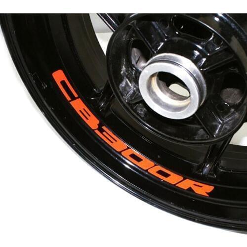 Motorcycle Wheel Sticker Decal Reflective Rim Bike Motorcycle Suitable for HONDA CB300R CB 300 R