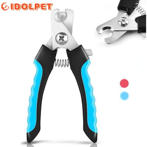 Professional Pet Nail Clipper with Safety Guard Stainless Steel Scissors Cat Dog for Claw Care Grooming Supplies Size Fits All