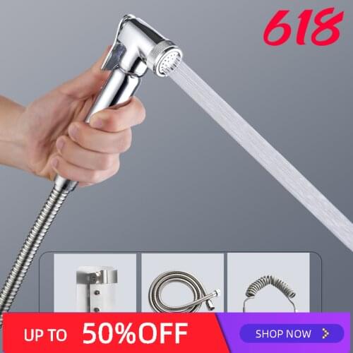 2021 Handheld Toilet bidet sprayer set Kit Stainless Steel Hand Bidet faucet for Bathroom hand sprayer shower head self cleaning