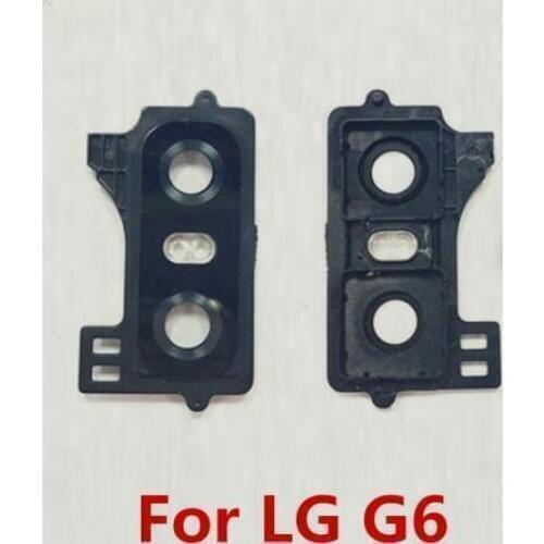 Back Camera Glass Lens For LG G6 with Frame Holder & Flash