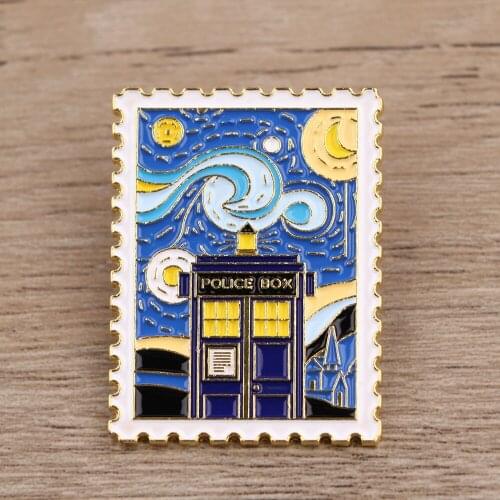 BG844 Dongmanli Vintage Brooches Art Painting Enamel Pin Collar Lapel Pin Anime Metal Badge Jewelry Gift For Friends