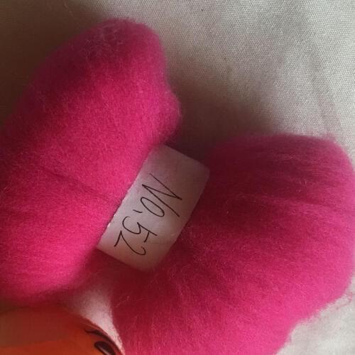 WFPFBEC 70s Australia COMBED 100% WOOL fiber merino diy wool for neddles felting 50g 100g 200g 300g 500g NO.52