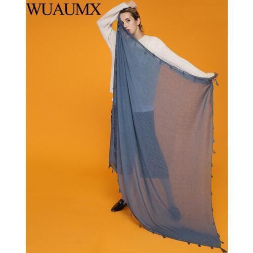 Wuaumx Women's Thin Scarves